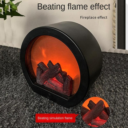📢📢50% OFF !!!⏰Flameless LED Fireplace Decorative Lantern Lamp
