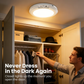 💥Gran Oferta - 50% de Descuento💡Luz de Techo Recargable con Sensor de Movimiento y Control Remoto - Luz de Techo Inalámbrica Magnética con Batería