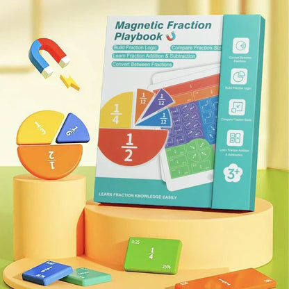 🧮 ¡50% DE DESCUENTO AHORA! 📚 Libro de Demostración de Fracciones Magnéticas - Aprendizaje Práctico, Herramienta de Enseñanza Visual y Reutilizable ✨
