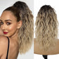 🫧🫧LAST DAY PROMOTION - 49%OFF🫧Curly Wavy Frizzy Hair Extension with Ponytail