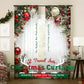 🎅Xmas Sales - 49% OFF🎄Christmas Window Curtains 2-Piece Set for Home Decor