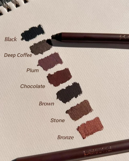 🌟 BUY 1 GET 1 FREE! ✨ 24HR Waterproof Eyeliner Duo - Sharpenable Eye Pencil with Smudge-Proof Formula for All-Day Definition 👁️💧