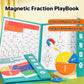 🧮 ¡50% DE DESCUENTO AHORA! 📚 Libro de Demostración de Fracciones Magnéticas - Aprendizaje Práctico, Herramienta de Enseñanza Visual y Reutilizable ✨