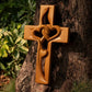 Intertwined Hearts Wooden Cross♥ - Family Blessings 🕊️
