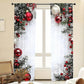 🎅Xmas Sales - 49% OFF🎄Christmas Window Curtains 2-Piece Set for Home Decor