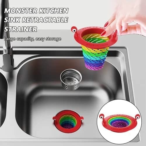 📢📢Buy 1 Get 1 Free !! ⏰50K+ SOLD! Monster design, foldable rainbow & large capacity. No more clogs – grab yours! ✅