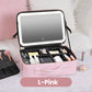 ✨ Maquillaje Impecable en Cualquier Lugar – ¡Bolsa de Maquillaje con Espejo LED Portátil! ✨