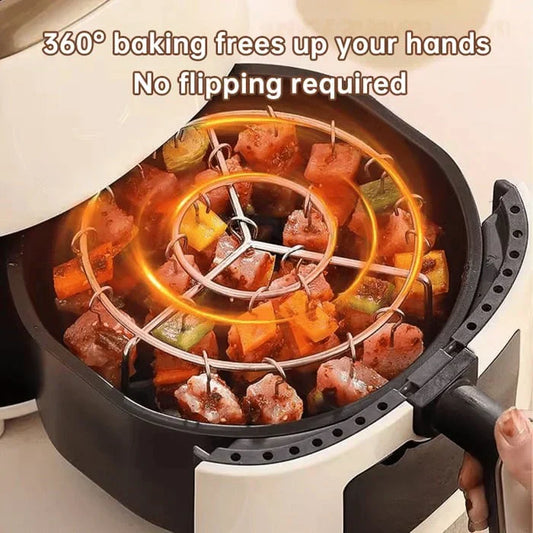 Free anti-scald gloves for a limited time🥩Air Fryer Barbecue Grill Vertical Kebab Grill + Free Heat-Resistant Gloves🍤