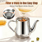 🔥Limited-time promotion 🔥Stainless Steel Oil Filter Pot