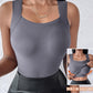 💐Women's U Neck Thermal Tank Tops with Built-In Bra