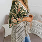📢📢Big Sale Now On!⏰🌸Women's Floral Kimono Ruffle Sleeve Tie Cardigans Flowy Boho Loose Cover Ups