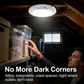 💥Gran Oferta - 50% de Descuento💡Luz de Techo Recargable con Sensor de Movimiento y Control Remoto - Luz de Techo Inalámbrica Magnética con Batería