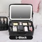 ✨ Maquillaje Impecable en Cualquier Lugar – ¡Bolsa de Maquillaje con Espejo LED Portátil! ✨