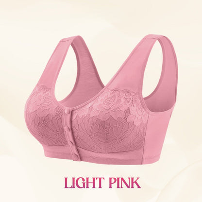 📢📢BIG SALE !!⏰Comfortable Wireless Shaping Front-Fasten Bra