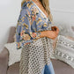 📢📢Big Sale Now On!⏰🌸Women's Floral Kimono Ruffle Sleeve Tie Cardigans Flowy Boho Loose Cover Ups