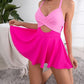 🎁New arrival 50% OFF💥🩱Women's Cutout One Piece Skirt Swimsuit
