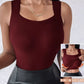 💐Women's U Neck Thermal Tank Tops with Built-In Bra