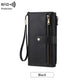 Cartera de cuero para mujer con bloqueo RFID