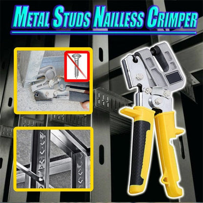 🔧 50% OFF NOW! ⚙️ Metal Stud Fastening Crimper – Screw-Free, Time-Saving & Extended Leverage – For Drywall Framing & Construction 🏗️