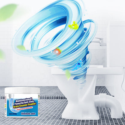 🏆Flash Sale⚡30K+ SOLD!Powerful Dissolving Deodorizing Floor Drain Cleaner Powder for Pipe Clearing