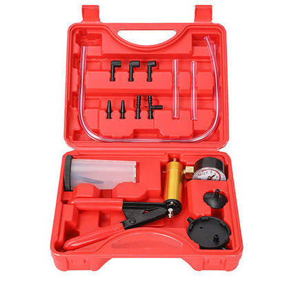 🔥HOT SALE 50% OFF! 🔧💨 Bleed brakes solo — no assistant, no electricity, no hassle. This handheld vacuum pump pulls fluid fast, tests systems, and comes with all the adapters you need. One-person brake service, finally easy. 🛠️