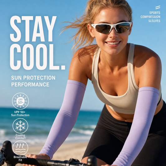 🚨 FINAL HOURS! ⏳ 50% OFF – 73K+ Sold! ☀️ Cooling Compression Sleeves – Ice-Cool Arms, Total UV Shield 💪