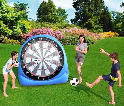 Dianense Diana de Fútbol Inflable Gigante 🥅 — Diana autocorrectable | Juego de disparos | Diversión al aire libre en parques de atracciones | ¡Adictivo para niños y adultos! 🎈