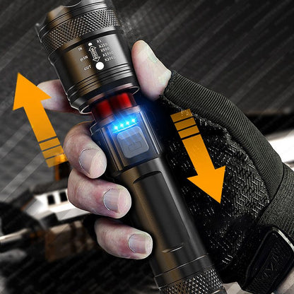 🔦 BUY 2 GET 1 FREE! ☀️ Super-Powerful Zoom Flashlight – Extreme Brightness, Waterproof & Long Battery Life 🏕️