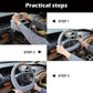 ⏳Time-Limited Special⏰Tired of sticky, worn steering wheels? This silicone cover adds a soft, textured grip, protects your wheel, and installs without tools — in seconds. 🏠