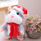 ⏳Time-Limited Special⏰Talking Hamster Plush – Repeats sounds & cute interactive fun 🐹✨
