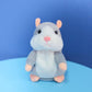 ⏳Time-Limited Special⏰Talking Hamster Plush – Repeats sounds & cute interactive fun 🐹✨