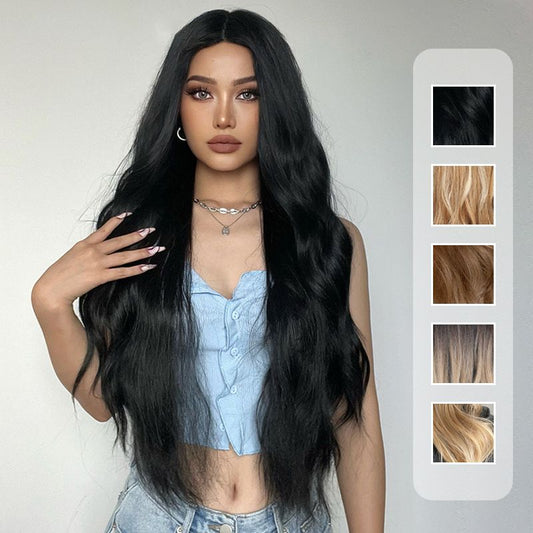 💘Hot Sale 50% Off!💇Gorgeous Fluffy Long Curly Wig – Natural, Comfortable & Adjustable!