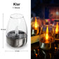 🕯️Solar Power Tea Lights Outdoor Flameless Flicker IP65 Waterproof Table Lamp LED Candles with Dusk to Dawn Sensor