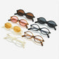 Stylish Small Oval Frame Sunglasses