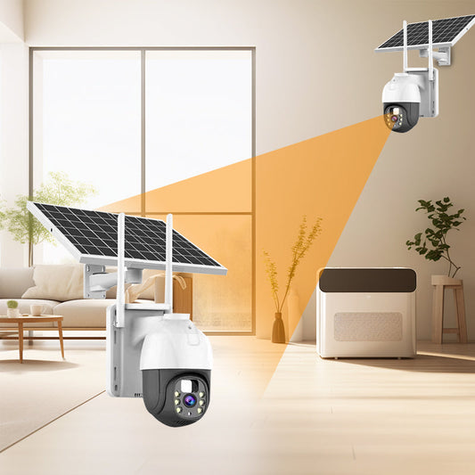 Cámara de vigilancia remota alimentada por energía solar