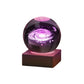 🌌 ¡60% DE DESCUENTO AHORA! ✨ Lámpara de Noche de Cristal 3D Galaxia – 16 Colores, Control Remoto y Alimentación USB 🌙