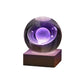 🌌 ¡60% DE DESCUENTO AHORA! ✨ Lámpara de Noche de Cristal 3D Galaxia – 16 Colores, Control Remoto y Alimentación USB 🌙