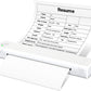 Impresora inalámbrica portátil, ideal para llevar, impresora térmica D810 Bluetooth, compatible con papel tamaño carta de EE. UU. de 8.5 x 11 pulgadas, incluye impresoras para estudios de tatuajes y oficinas.