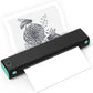 Impresora inalámbrica portátil, ideal para llevar, impresora térmica D810 Bluetooth, compatible con papel tamaño carta de EE. UU. de 8.5 x 11 pulgadas, incluye impresoras para estudios de tatuajes y oficinas.