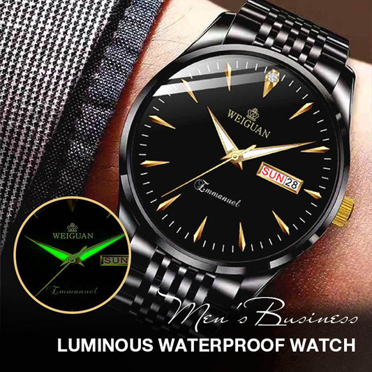 💼✨ 10ATM Water Resistance + Luminous Dial! 24/7 Confidence on the Wrist for the Professional Gentleman ⌚