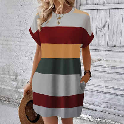 ⏳Oferta por tiempo limitado⏰Vestido informal de cuello redondo para mujer