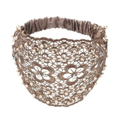 🌞Rebajas de verano 50% DE DESCUENTO🔥Diadema ancha con abalorios calados de flor de ciruelo