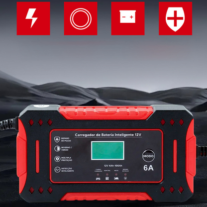 🔋 50% OFF NOW! ⚡ Smart Battery Charger for Car & Motorcycle – Auto Shut-off, Reverse Protection & For All Lead-Acid Batteries 🚗