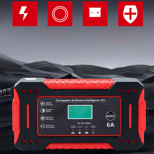 🔋 50% OFF NOW! ⚡ Smart Battery Charger for Car & Motorcycle – Auto Shut-off, Reverse Protection & For All Lead-Acid Batteries 🚗