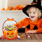 🎃👻Halloween Pumpkin Treat Bags | Resealable Zipper Prevents Candy Spills🍬
