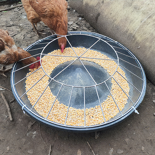 Large-Capacity Round Poultry Feeder Bowl