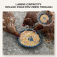 Large-Capacity Round Poultry Feeder Bowl