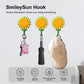 Creative Smiling Sunflower Wall Hook