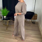 🔥Last day offer: 50% off-Elegant Longline Cardigan & Top & Pants 3-Pieces Set