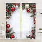 🎅Xmas Sales - 49% OFF🎄Christmas Window Curtains 2-Piece Set for Home Decor